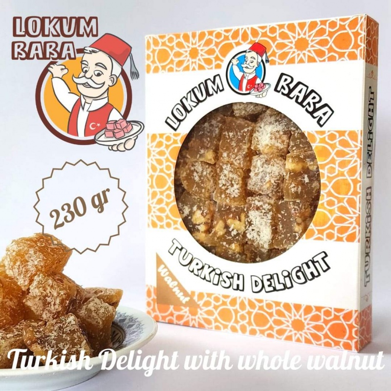 Turkish Delight – With Walnut
